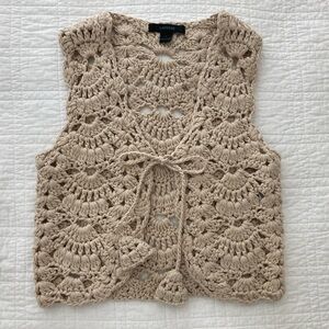 Express Crochet Vest Size Small